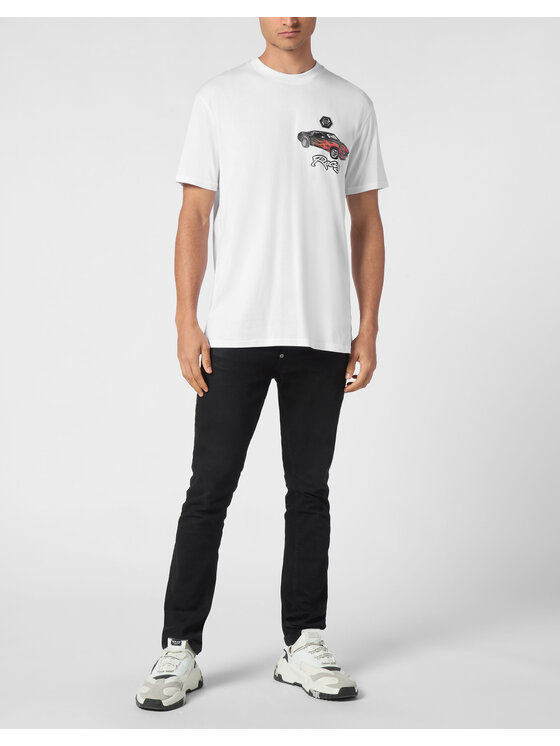 PHILIPP PLEIN PHILIPP PLEIN T-Shirt 21095 Bílá Regular Fit