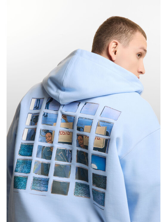 PROSTO. PROSTO. Bluza CC TV Niebieski Oversize