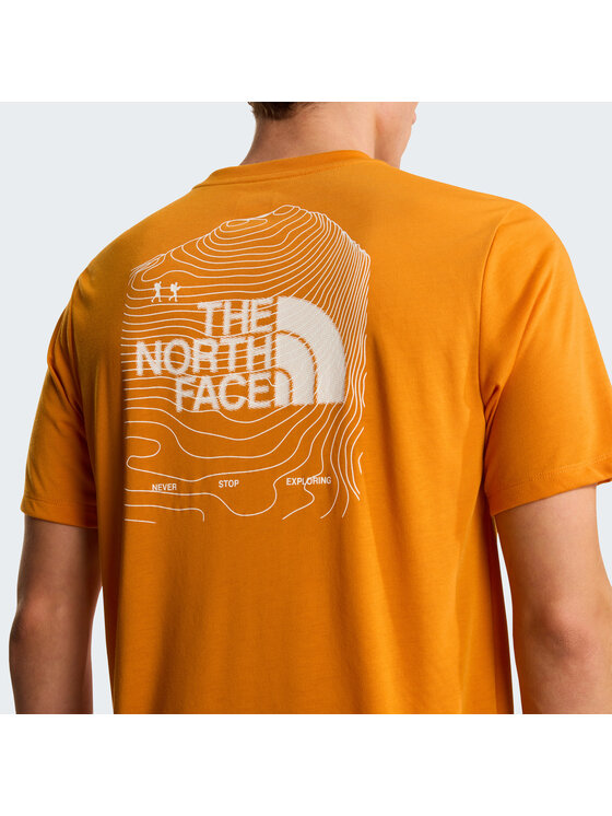 The North Face The North Face T-Shirt NF0A8FTVG5I1 Pomarańczowy Regular Fit