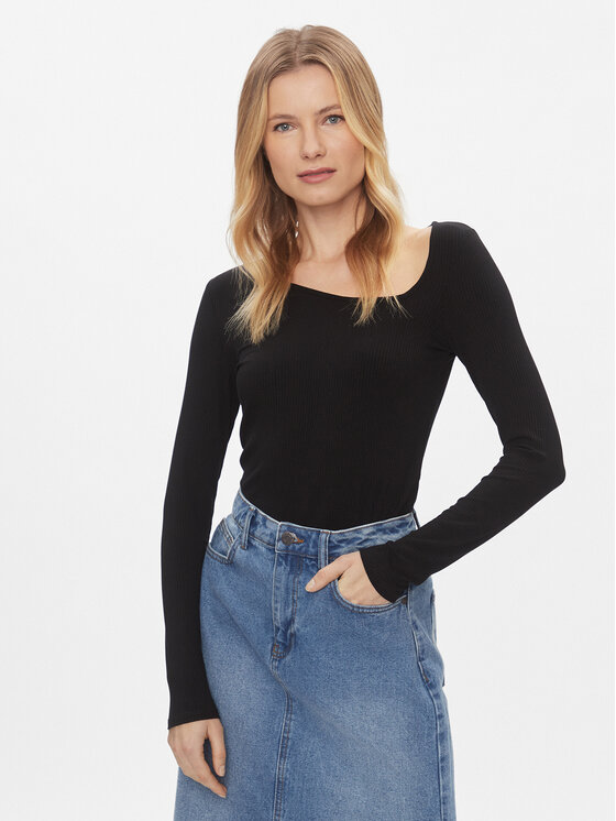 Vero Moda Blusa Carina 10301178 Nero Regular Fit, taglia : XS