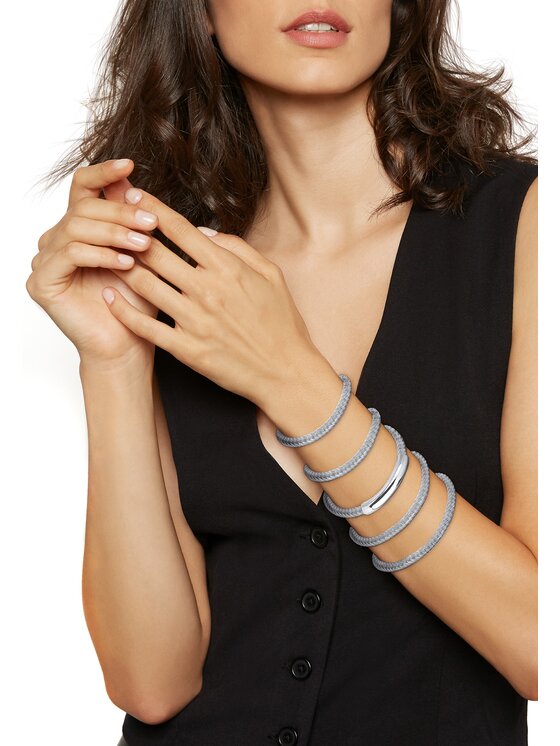 Breil Breil Bracciale NEW SNAKE STEEL Argento