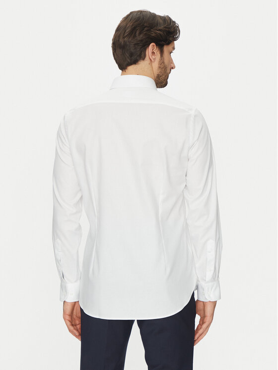 Michael Kors Michael Kors Koszula MK0DS01501 Biały Slim Fit