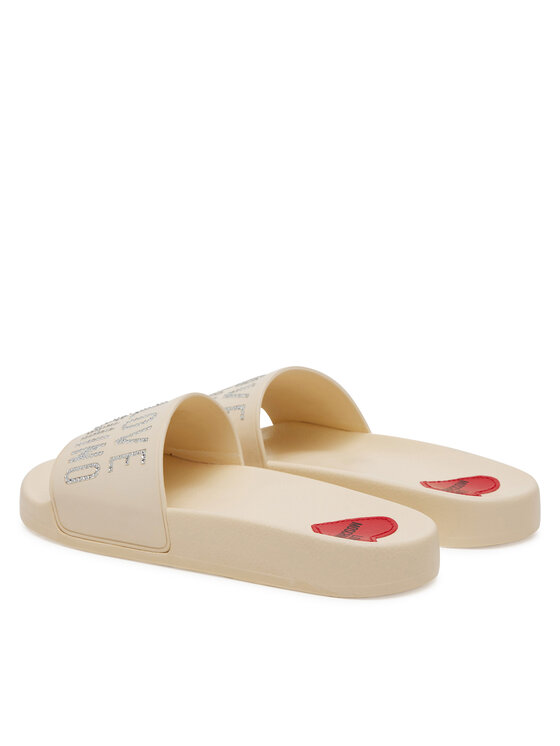 LOVE MOSCHINO LOVE MOSCHINO Şlapi JA28122G1MI13110 Écru