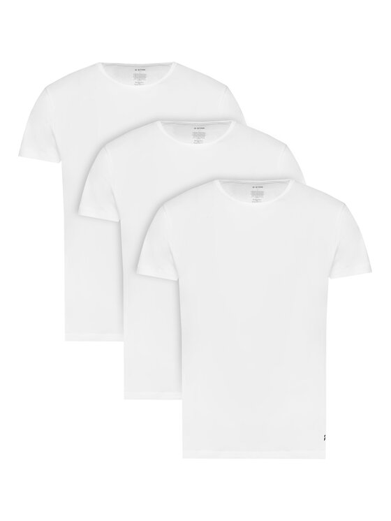 G-Star Raw Set t-shirt majica﻿ D29456 01 Bijela Regular Fit