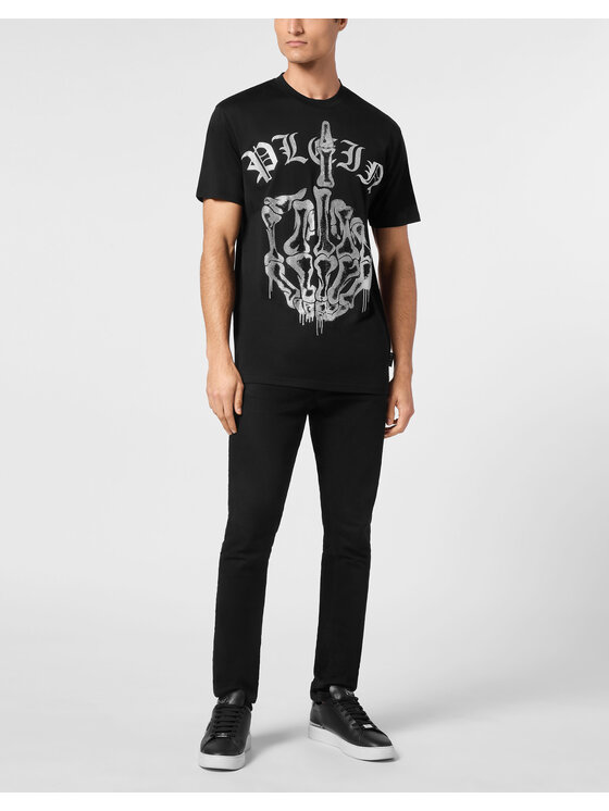 PHILIPP PLEIN PHILIPP PLEIN T-Shirt 14669 Černá Regular Fit