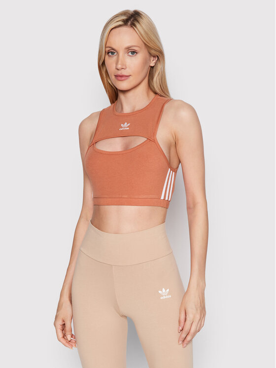 Top adicolor Classics HM2118 Arancione Slim Fit