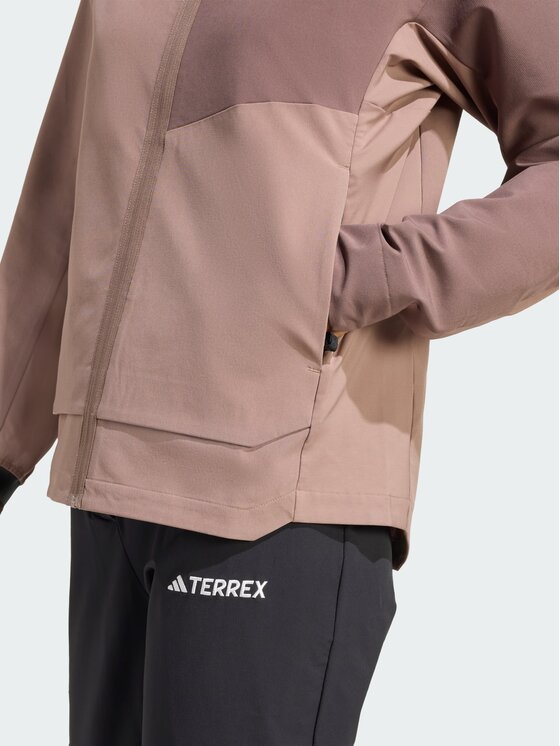 adidas adidas Kurtka wielofunkcyjna Terrex Brązowy Regular Fit