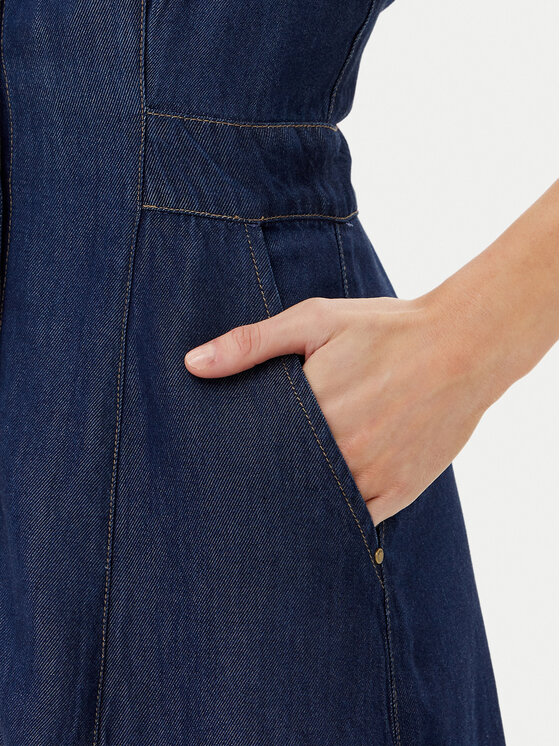 Guess Guess Džínsové šaty W5GK43 D5N61 Tmavomodrá Regular Fit