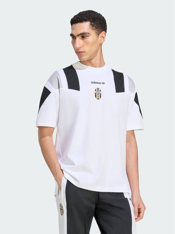adidas adidas Koszulka techniczna 172264 Biały Loose Fit