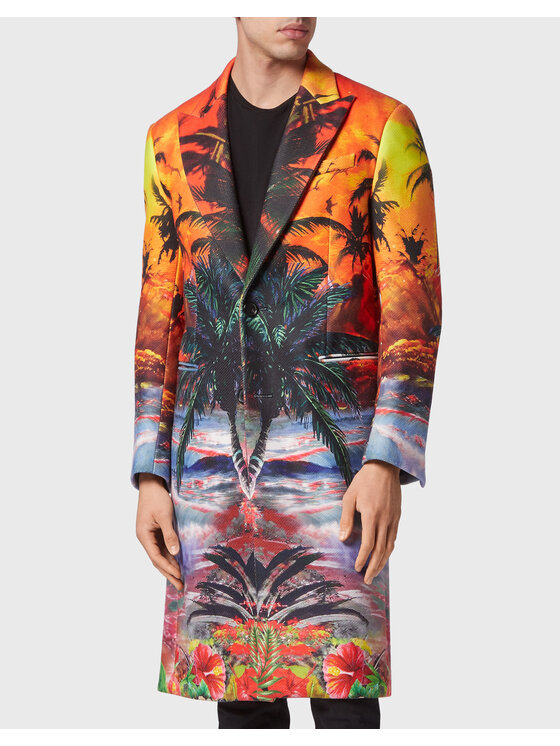 PHILIPP PLEIN PHILIPP PLEIN Cappotto 4155 Multicolore Regular Fit