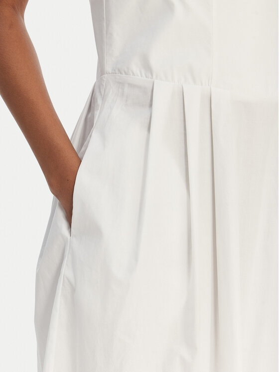 Guess Guess Kleid für den Alltag W6GKA0 W2353 Weiß Regular Fit