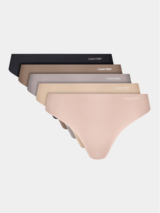 Calvin Klein Underwear 5 stringu pāru komplekts 000QD3556E Daudzkrāsains