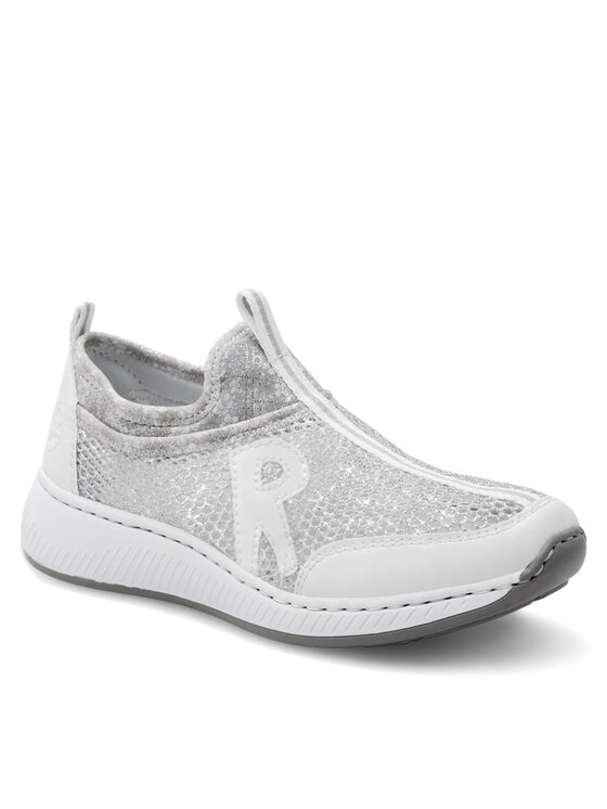 Rieker Rieker Αθλητικά N5554-81 Ασημί