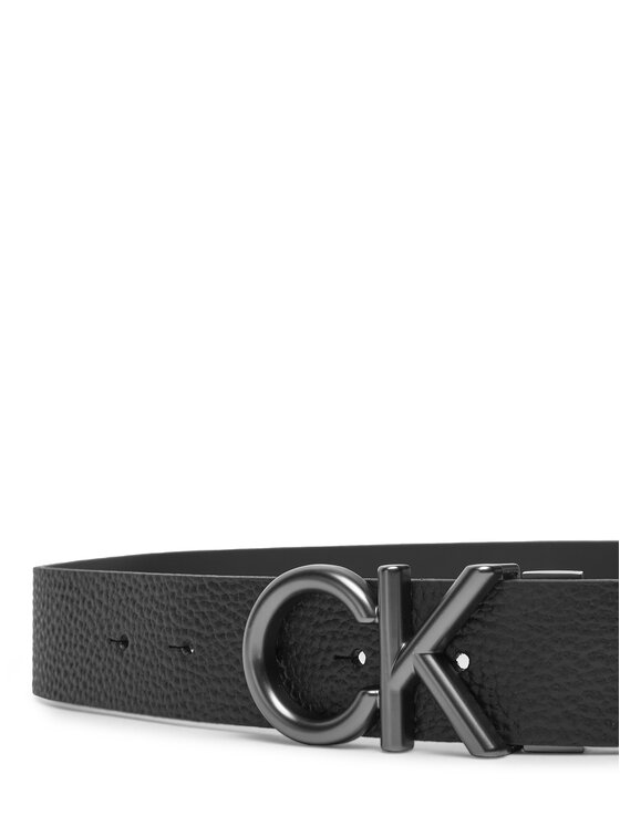 Calvin Klein Calvin Klein Чоловічий ремінь Ck Hallmark Logo 35Mm Adj LV04D7035G Чорний