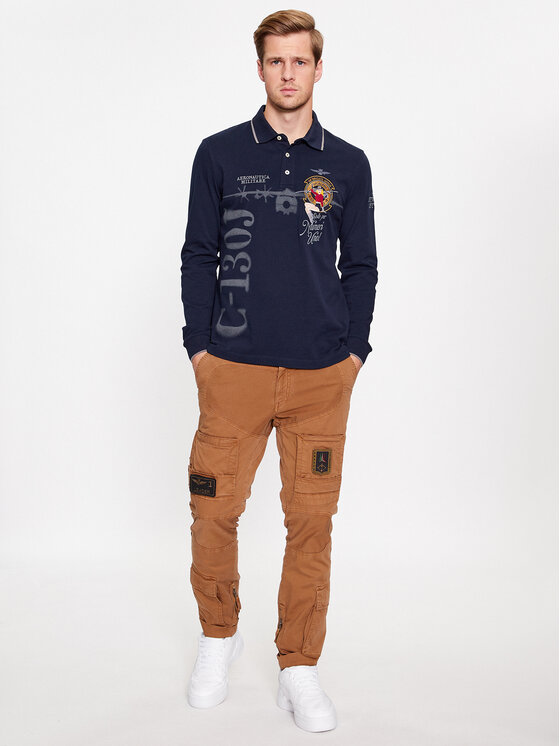 Aeronautica Militare Aeronautica Militare Polo 232PO1742P318 Tamnoplava Regular Fit