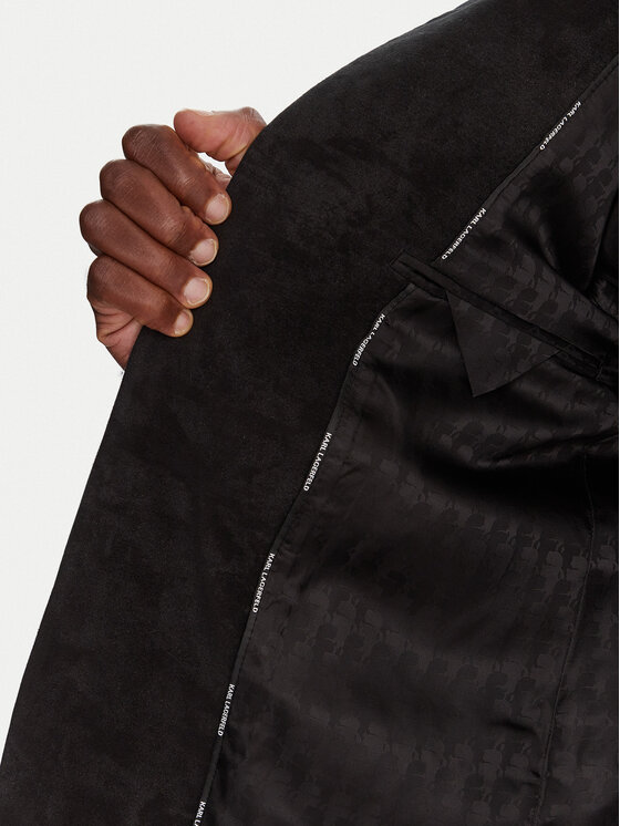 KARL LAGERFELD KARL LAGERFELD Sako Glory 155220 554023 Čierna Regular Fit