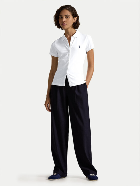 Polo Ralph Lauren Polo Ralph Lauren Πουκάμισο 211939272002 Λευκό Slim Fit
