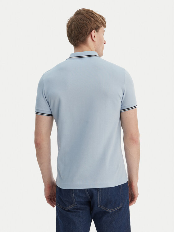 Lacoste Lacoste Polo marškinėliai PH9875 Mėlyna Classic Fit