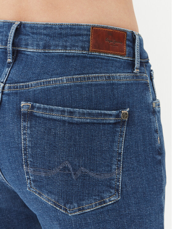 Pepe Jeans Pepe Jeans Jeansy Mary PL204164 Granatowy Regular Fit