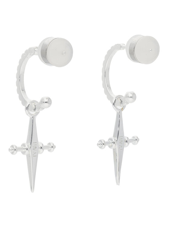 Luv aj store mini cross hoops