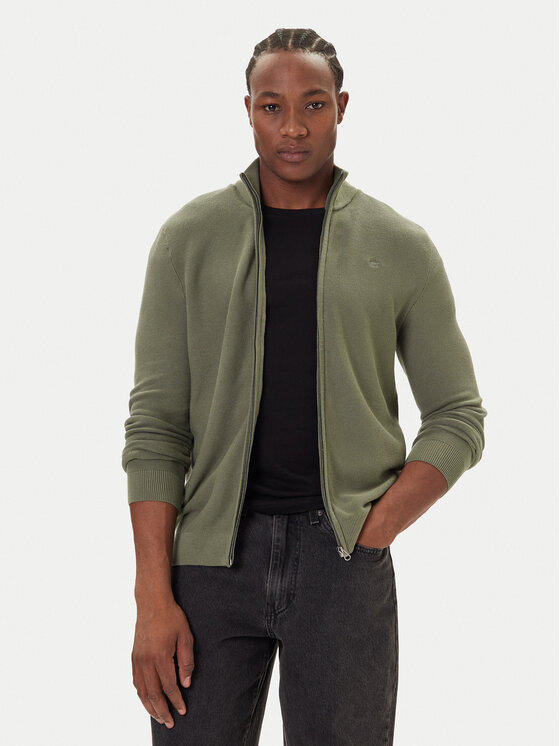 Mustang Mustang Cardigan Escondido 1016847 Verde Regular Fit