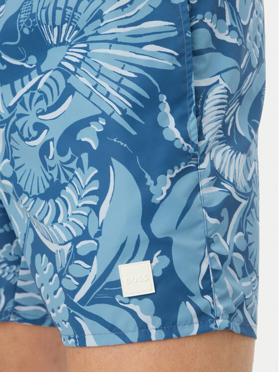 BOSS BOSS Pantaloncini da bagno Piranha 50508844 Blu Regular Fit
