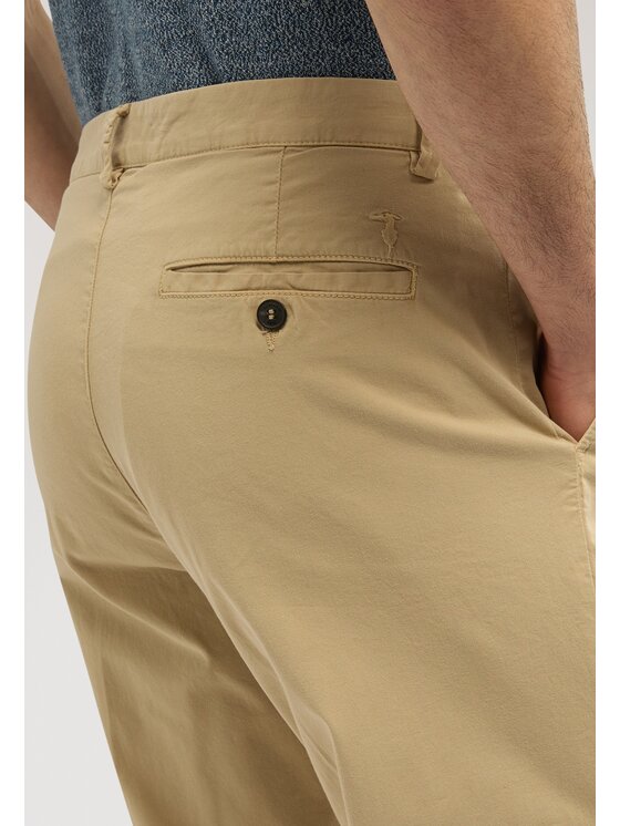 Trussardi Trussardi Pantaloni di tessuto P709M400136N012 Crema Regular Fit