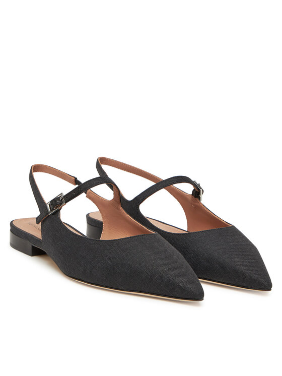 MALONE SOULIERS MALONE SOULIERS Baleriny Karla 10-1 Czarny