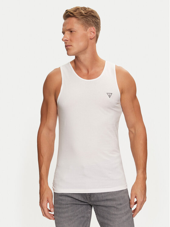 Guess Guess 2er-Set Tank-Tops U97G15 KCD31 Weiß Regular Fit