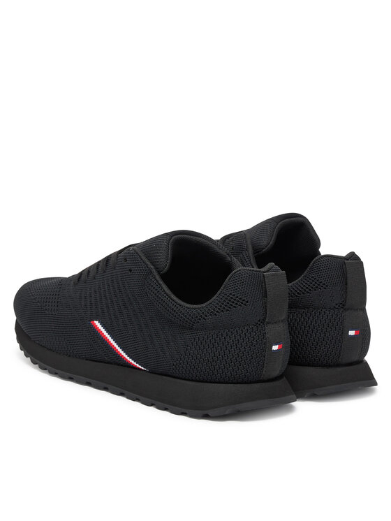 Tommy Hilfiger Tommy Hilfiger Sneakersy New Runner Eva Corpo Knit FM0FM05648 Černá