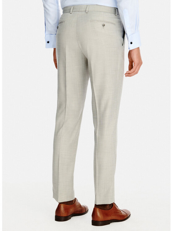 Pako Lorente Pako Lorente Spodnie garniturowe P26SF-6G-016 Szary Slim Fit