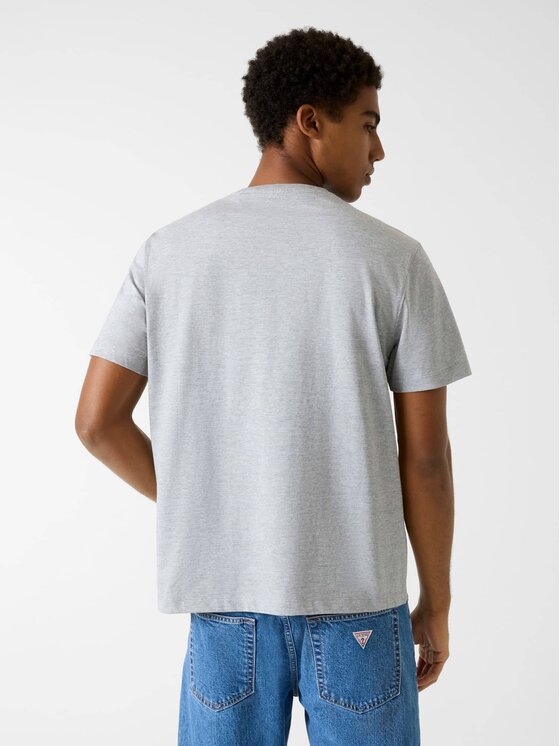 Guess Guess T-Shirt 180292 Szary Classic Fit