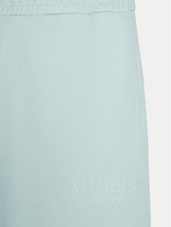 Guess Guess Spodnie dresowe J5RQ12 KAD74 Błękitny Regular Fit