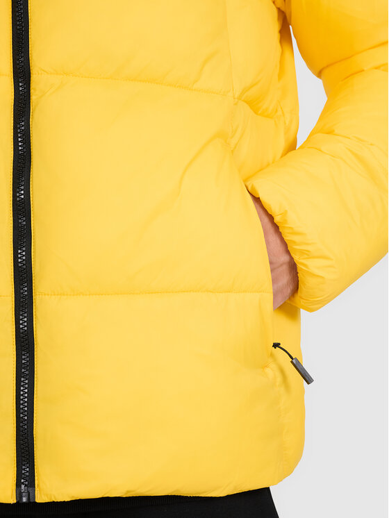 4F 4F Kurtka puchowa APRES SKI Żółty Regular Fit