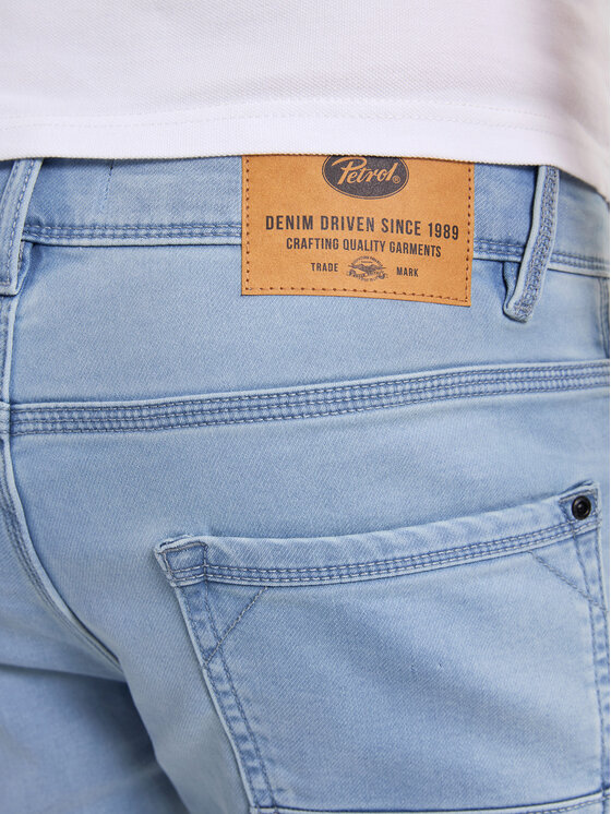 Petrol Industries Petrol Industries Джинсові шорти M-ROS-SHO001 Голубий Slim Fit