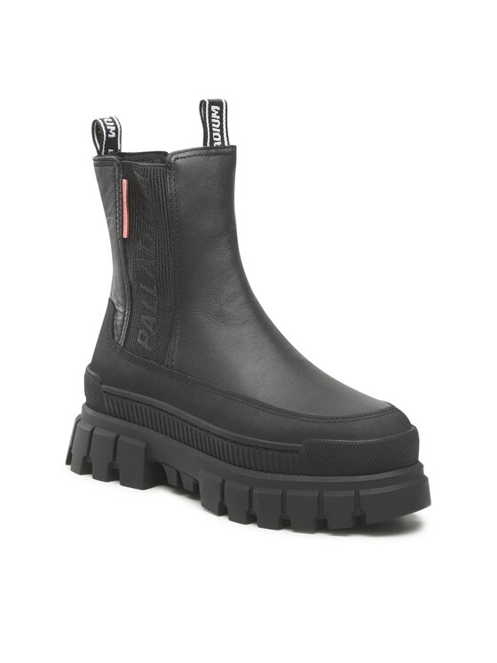Palladium Palladium Kotníková obuv s elastickým prvkem Revolt Chelsea Rangr 98356-001-M Černá