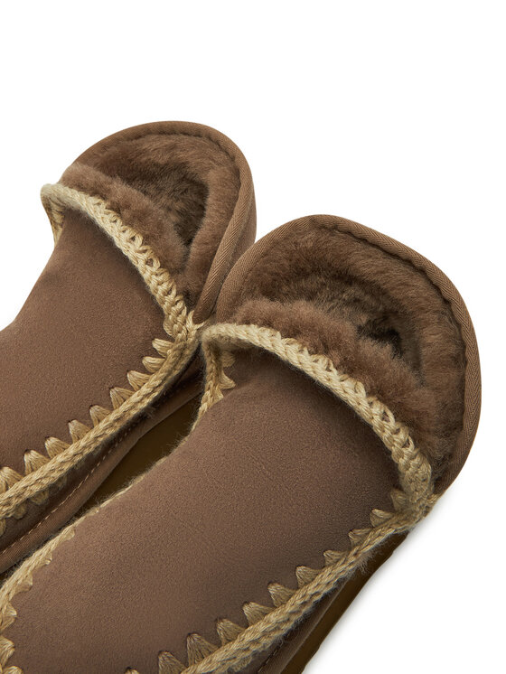 Mou Mou Śniegowce Mini Eskimo Platform Boot FW681000A Brązowy