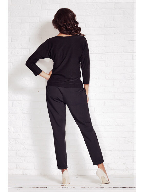 Awama Awama Sveter A081 Béžová Basic Fit