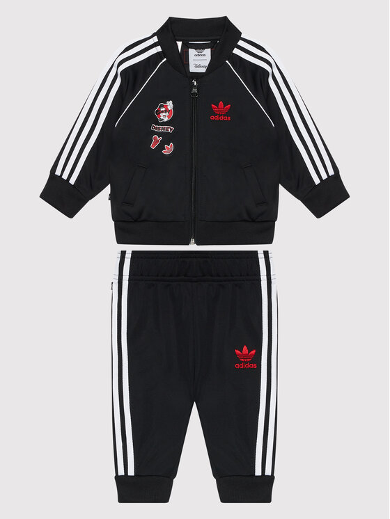 adidas adidas Sportinis kostiumas Disney Mickey And Friends HF7537 Juoda Regular Fit