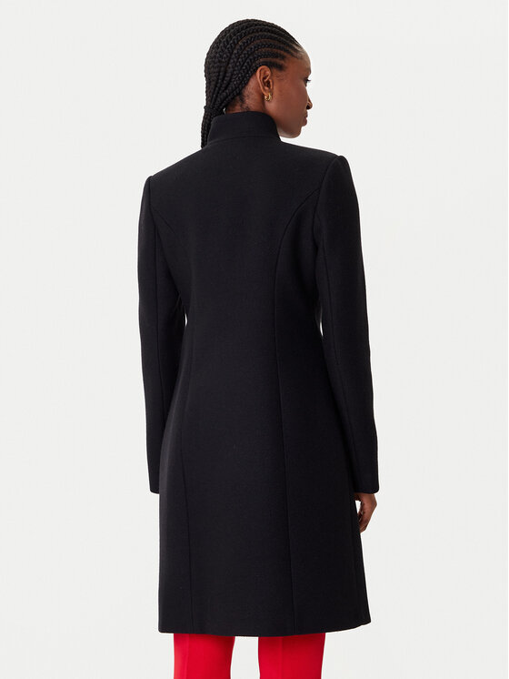 Rinascimento Rinascimento Cappotto di lana CFC0126218003 Nero Regular Fit