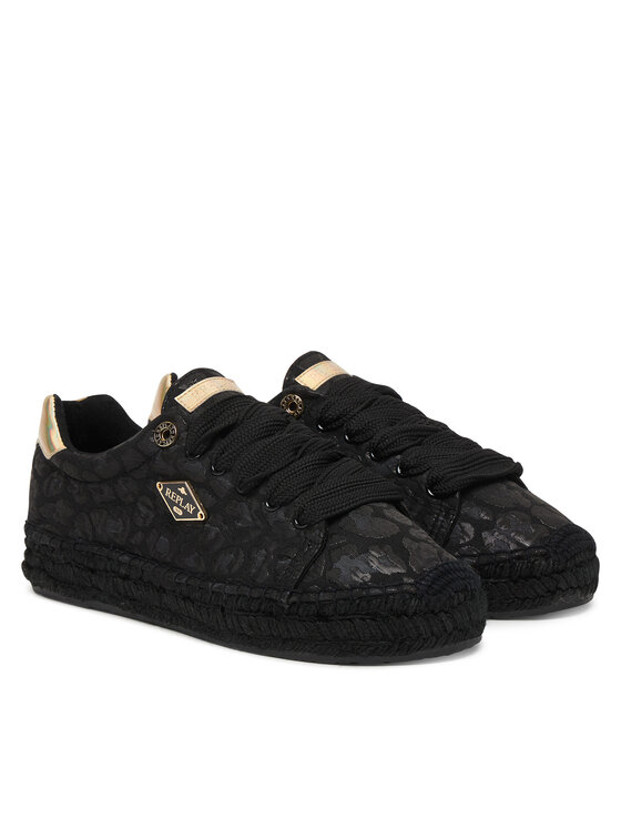 REPLAY REPLAY Espadrile GWF22 .000.C0098T Negru