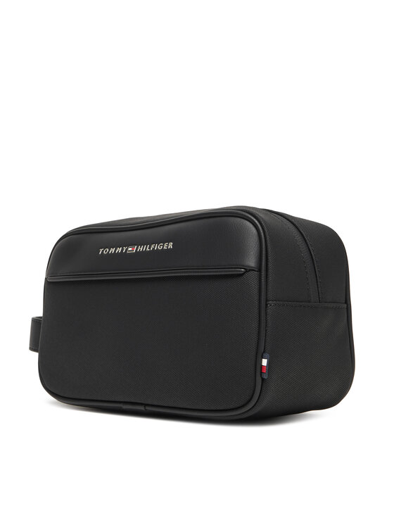 Tommy Hilfiger Tommy Hilfiger Kozmetični kovček Th Foundation Washbag AM0AM13747 Črna