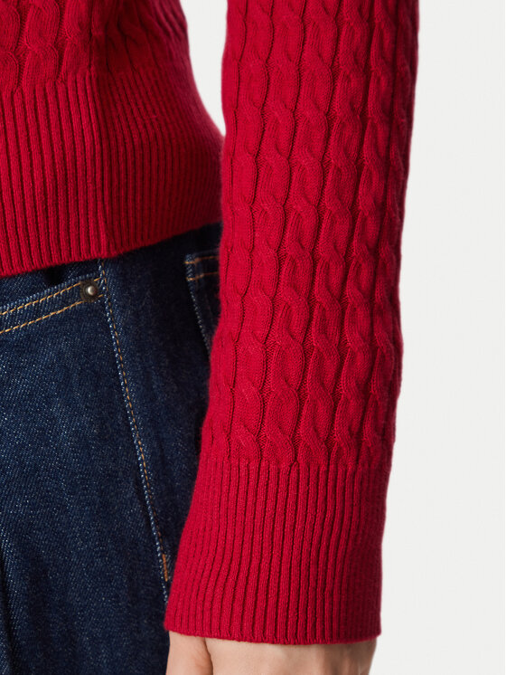 Tommy Hilfiger Tommy Hilfiger Sweater WW0WW44993 Piros Regular Fit