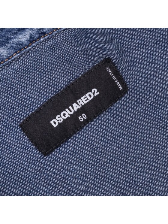 Dsquared2 Dsquared2 džínová košile S71DM0423 S30341 470 Modrá Slim Fit