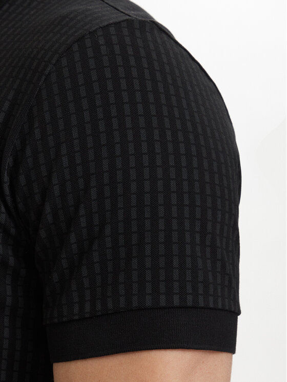 BOSS BOSS Polo särk Pl Goc Birdie 3 50559355 Must Regular Fit