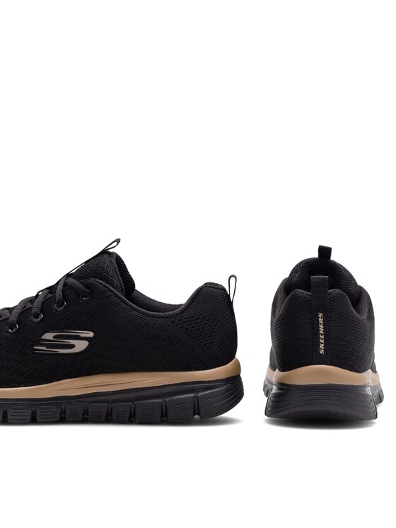 Skechers Sneakersy GRACEFUL 12615 BKRG ern Modivo.cz