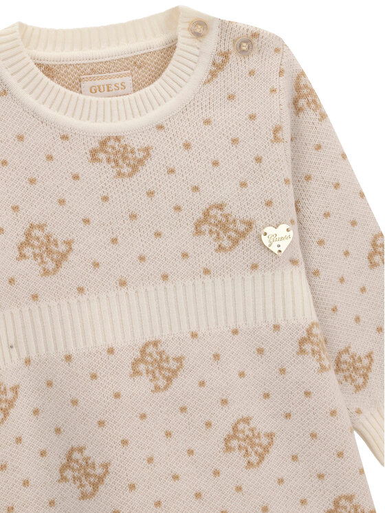 Guess Guess Kootud kleit A6BK02 Z1313 Beež Regular Fit