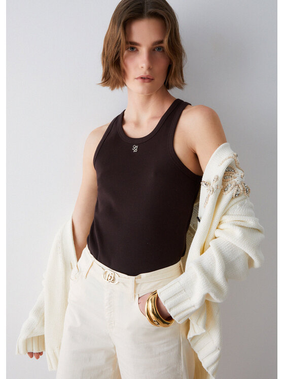 Liu Jo Liu Jo Top WA6488J482291109 Fioletowy Regular Fit