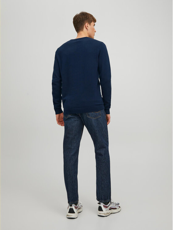 Jack&Jones Jack&Jones Džemper 12137190 Tamnoplava Regular Fit