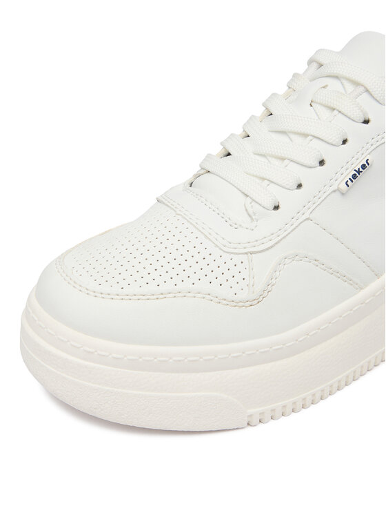 Rieker Rieker Sneakersy M7811-80 Biela